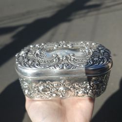 Silver Gorham Jewelry Box 