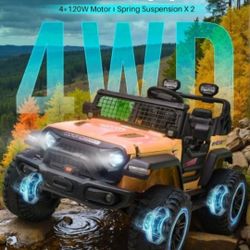 Blitzshark 24V MAX Ride-on Truck 2 Seater 4WD Kids Electric Vehicle 4x4 