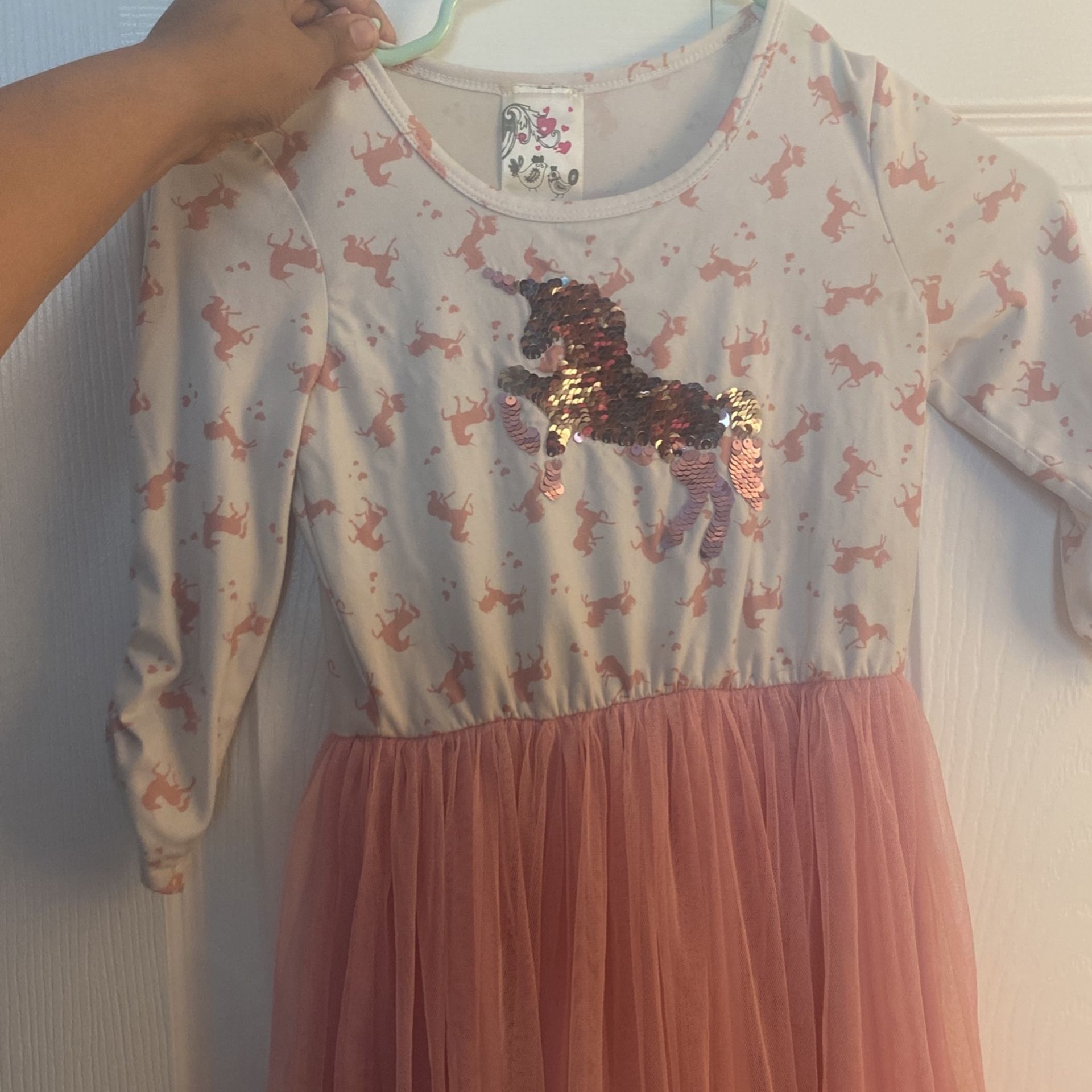 unicorn long sleeve size 6