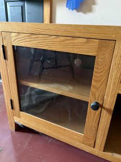 Oak TV stand