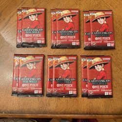 One Piece OP13 12x Booster Packs "Carrying On His Will" (From Bandai)