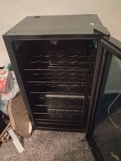 Wine fridge.