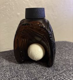 Vintage Avon Baseball Glove After Shave Empty Collectors Bottle