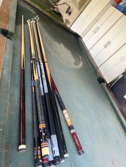 Free pool table, comes with everything!