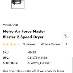 Metro Airforce Force Dryer 