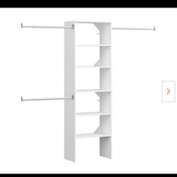 ClosetMaid Selective Closet Organizer 60-120in system