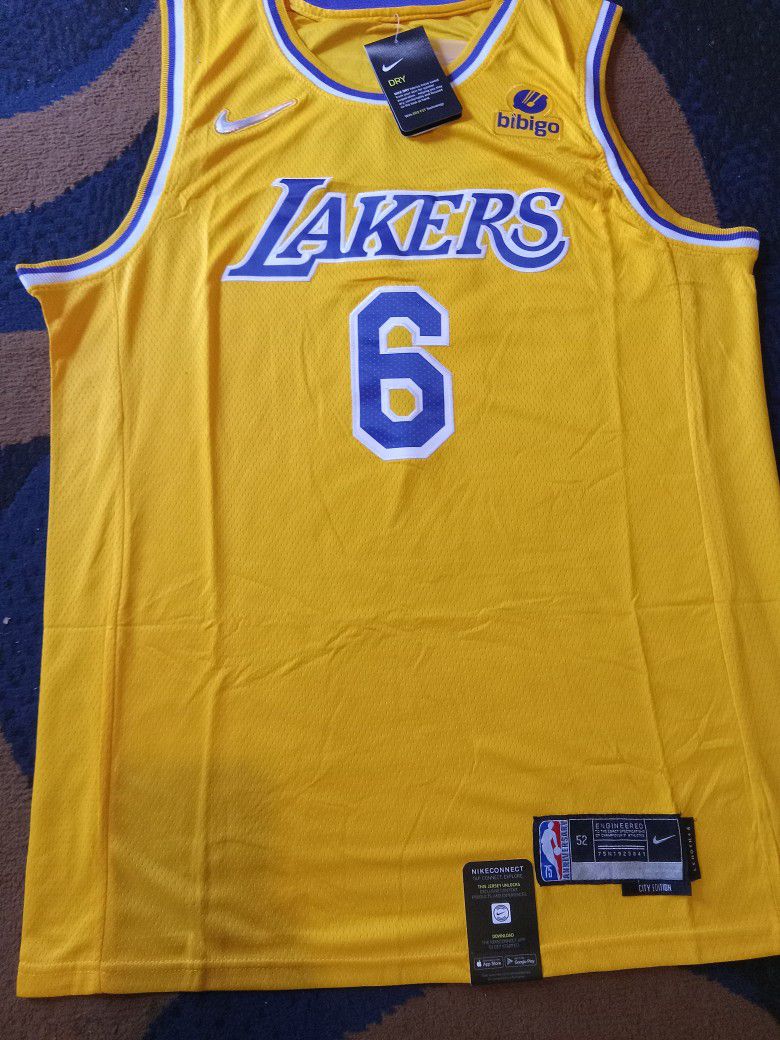 Los Angeles Lakers LeBron James City Edition Jersey for Sale in