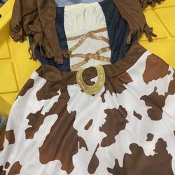 Cowgirl Costume Size 4/6