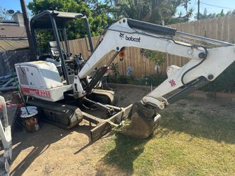 Bobcat excavator