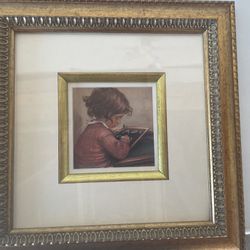 Set Of 4 Collectible Paintings Vintage( J.Willcox Smith)