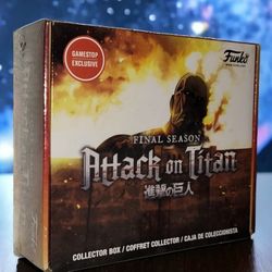 Funko Attack on Titan Final Season Collector's Box GameStop Exclusive☆☆☆