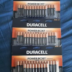 Duracell  AAA Alkaline Batteries - 24 Count (3 Pack) 72 TOTAL Exp March 2036