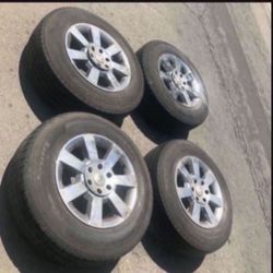 4 - 255/70r18 6x135 6x5.31 Ford F-150 Expedition Rims Wheels With Tires !!!!!!!!!!!!!!