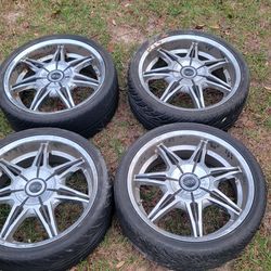 20” Status Wheels & Tires – Full Set (Project / Parts)