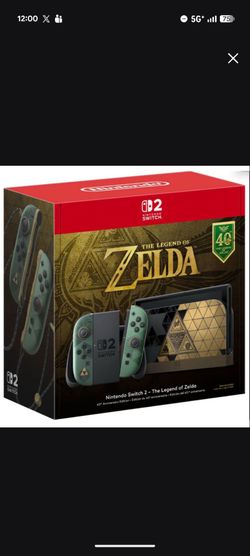 Zelda Switch 2 Console - 40th Anniversary Edition