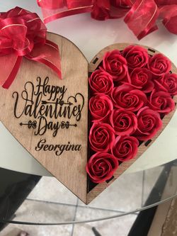 St Valentine Heart Jewelry Box