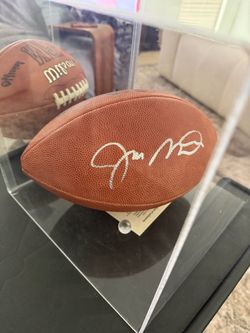 Autographed by Joe Montana