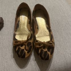 Car Shoes / Prada Leopard Ballerina Brand New 