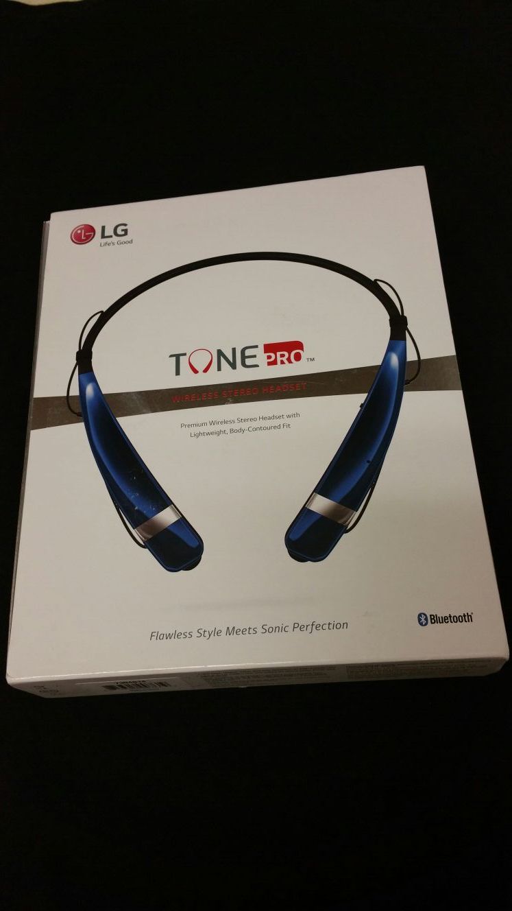 LG Tone Pro Bluetooth Headset (HBS-760) Blue