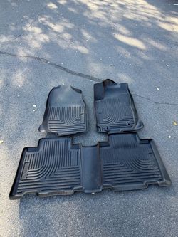 Husky Liners Black Rubber Floor Mats Set