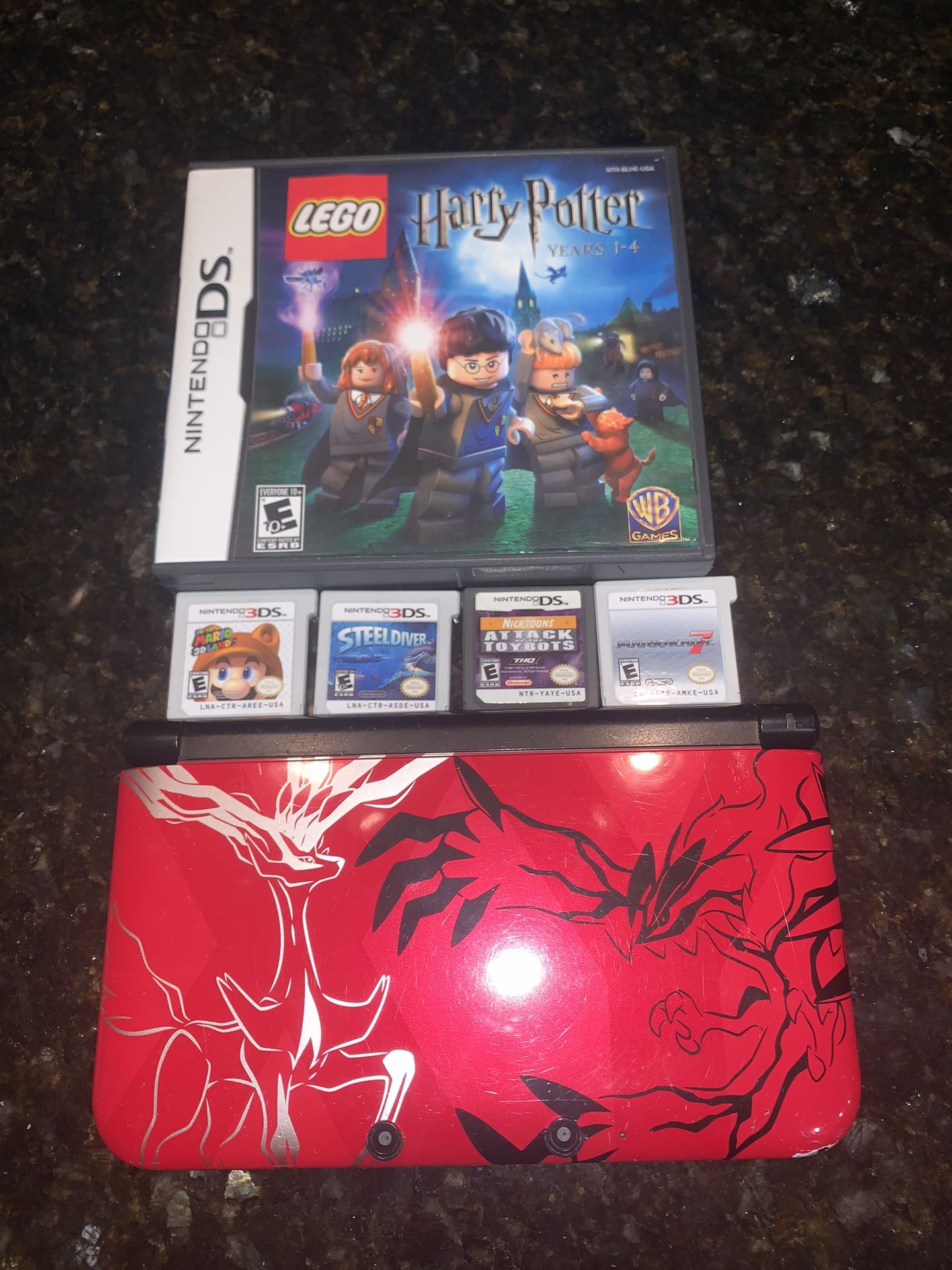 Nintendo 3DS XL Pokemon X & Y - Red Limited Edition Console Bundle