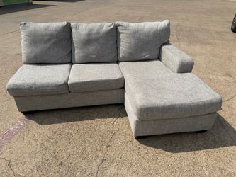 Gray Sectional Sofa with Chaise