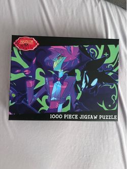 Neon Alastor 1,000 Piece Jigsaw Puzzle (Hazbin Hotel)