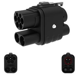 CCS2 to CCS1 EV Charger Adapter | DC Fast Charging & AC Combo | 400A 1000V