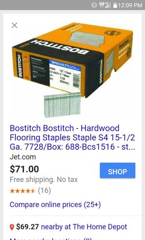 Bostitch Flooring Staples For Sale In Sanford Nc Offerup