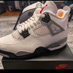 Jordan 4 Retro White Cement Shoe Size 7y