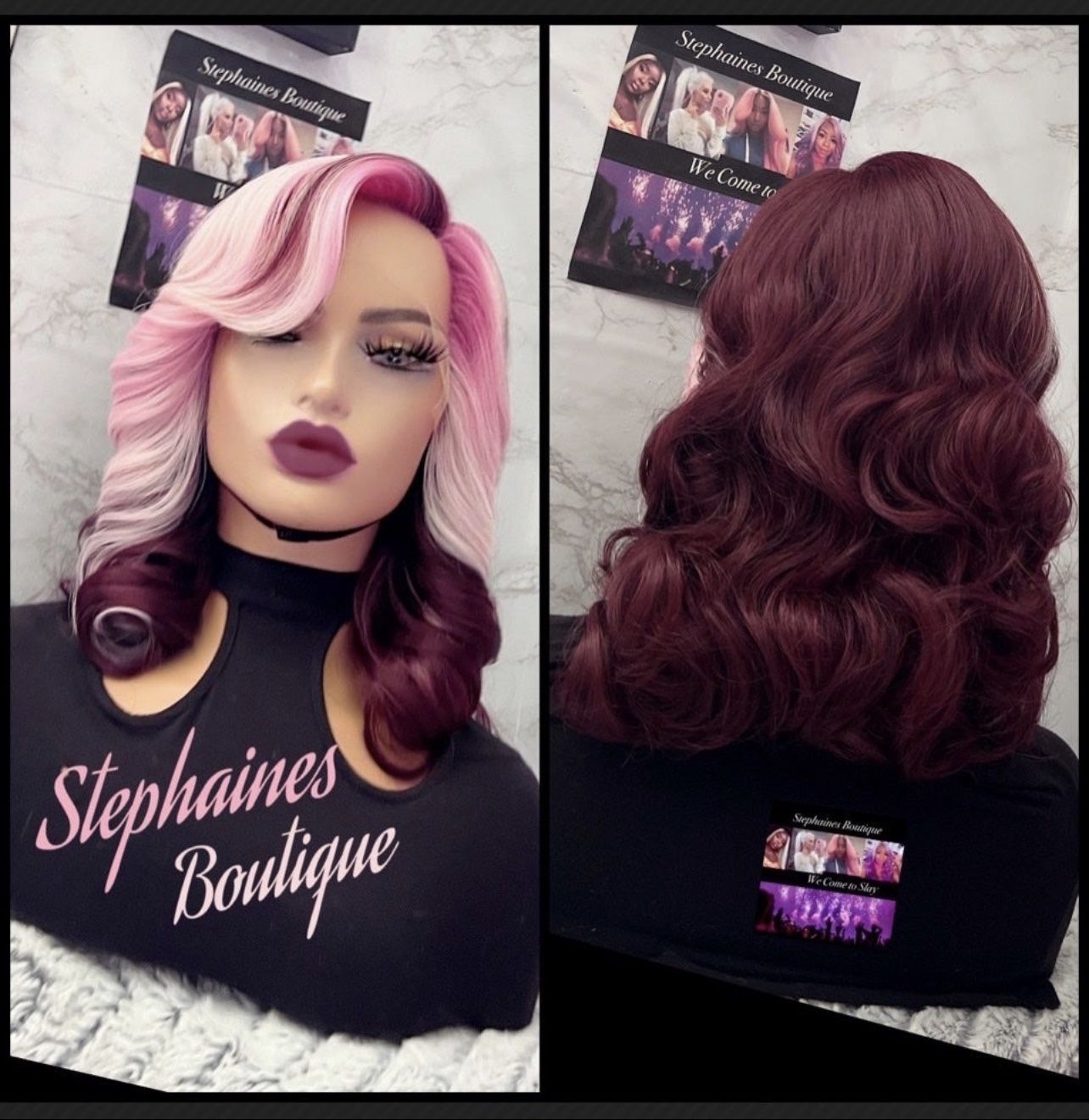 Human Hair Blended Lace Front Wig