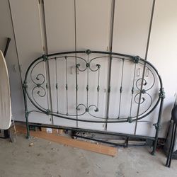 King Size Iron Headboard 