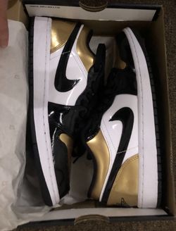Jordan 1 low gold toe