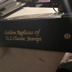 22 k gold replica stamp set