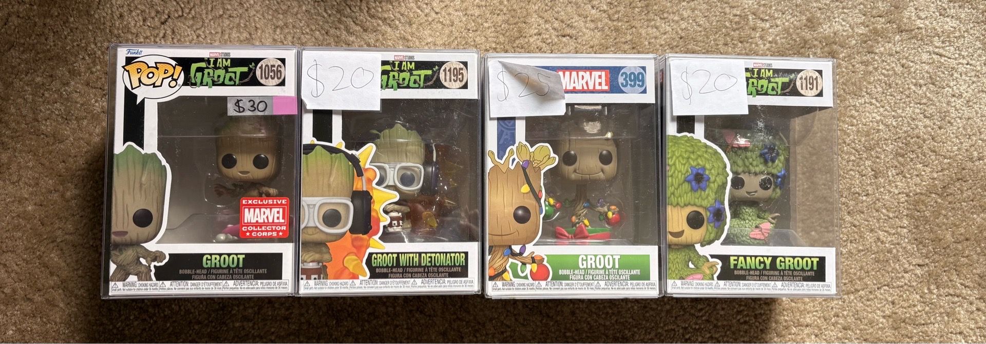 groot funko pops