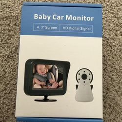 New baby car monitor