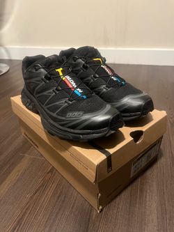 Salomon XT-6 Black Sneakers with Box
