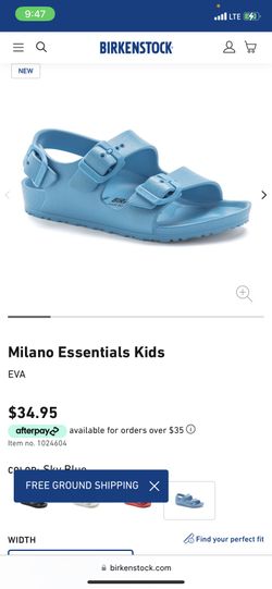 Birkenstock Milano Essentials Sandal New  Kids Size 26 / Size 8-8.5