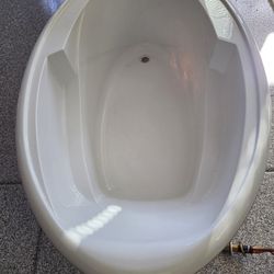 Aquatic White Acrylic  Drop in Tub