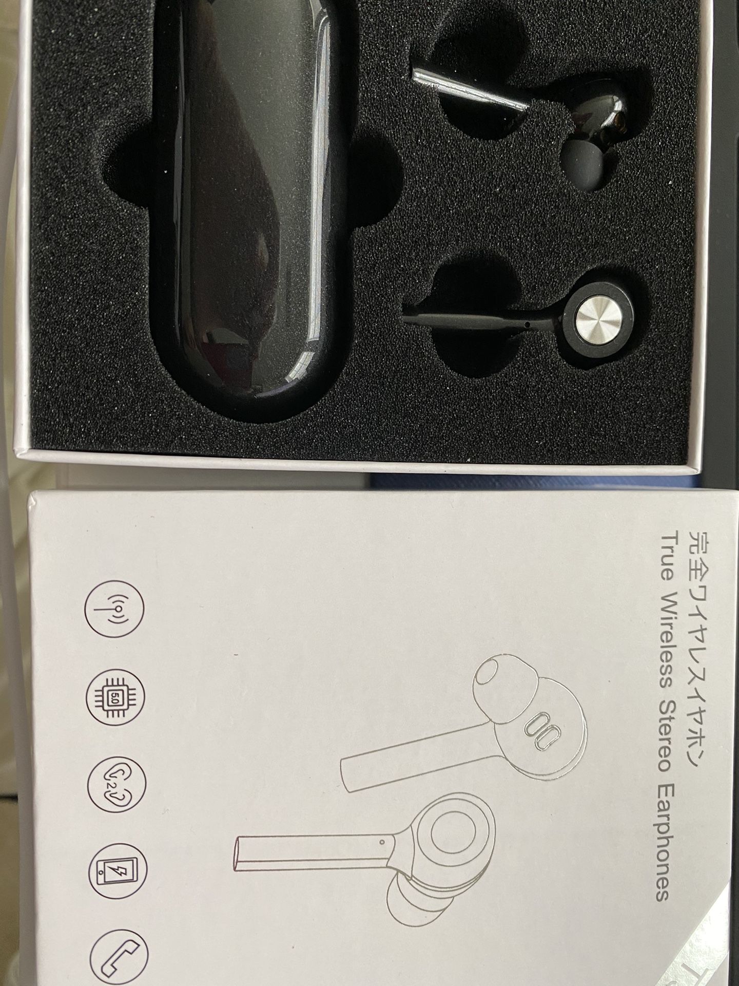 True wireless earbuds