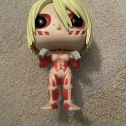 Funko Pop Vaulted Attack On Titan Female Titan Out Of Box