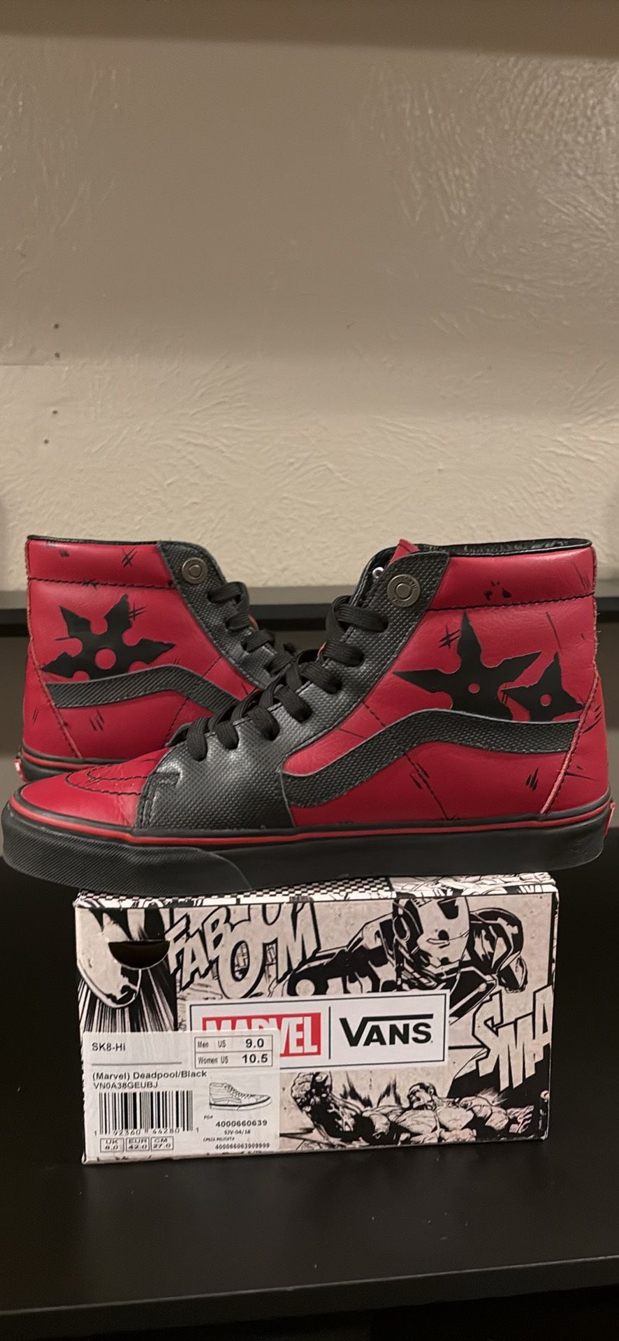 Deadpool Shoes Limited Edition Vans (2018)