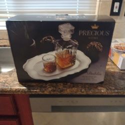 Serving Tray With Jug For Alcohol