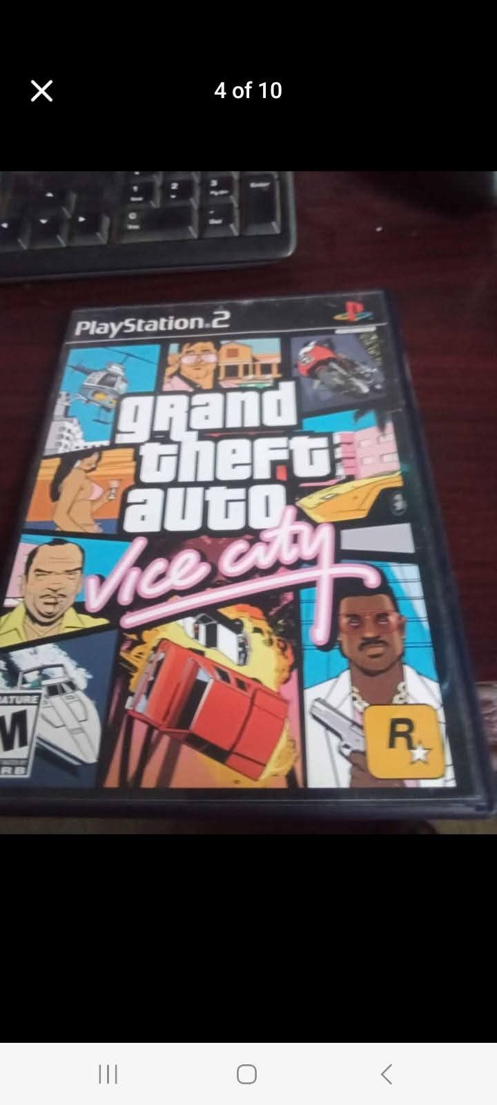 PS2 GTA VICE CITY GAME WITH MEMORY CARD $35 FINAL PRICE 