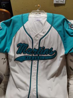 Rare Miami Marlin Baseball Script Starter Jersey