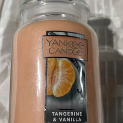 NEW Yankee Candle Large Jar - Tangerine & Vanilla (22oz)