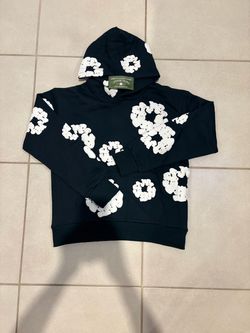 Denim Tears Navy Blue Hoodie Size S