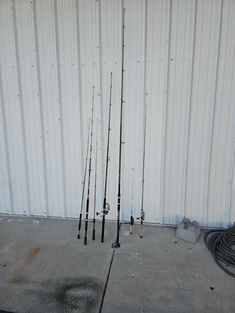 Fishing Poles 7 Total