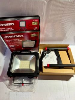 Husky 12000 Lumens/6000 Lumens Portable LED Work Light