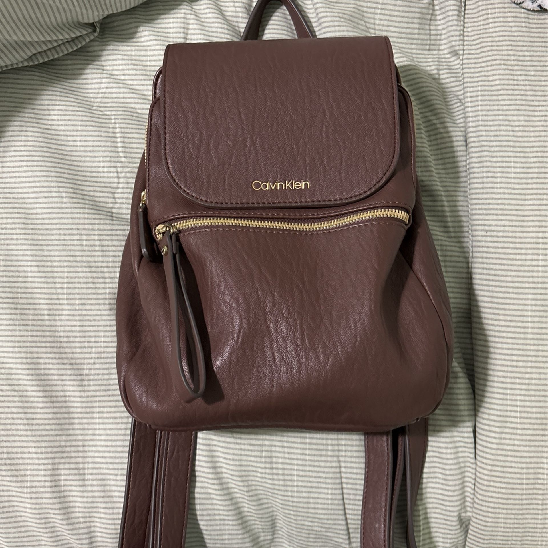 Brown Calvin Klein Backpack